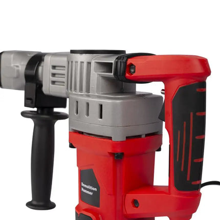 Demolition Electric Jack Hammer Concrete Breaker Trigger Lock with Chisel Bit with Carrying Case YF