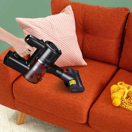 Aspiradora inalámbrica, Whall 25 kPa de succión 4 en 1, aspiradora de varilla inalámbrica plegable, motor sin escobillas de 200 W, tiempo de ejecución de 40 minutos, aspiradora de mano liviana para el hogar, piso duro, alfombra, pelo de mascotas