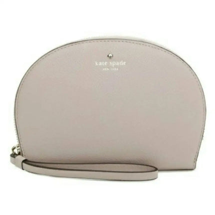 NUEVO Bolso clutch de pulsera de cuero Kate Spade Beige Larchmont Avenue Shara