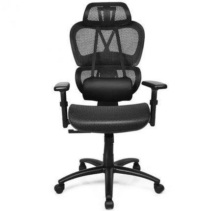 Mesh Office Chair Recliner with Adjustable Headrest