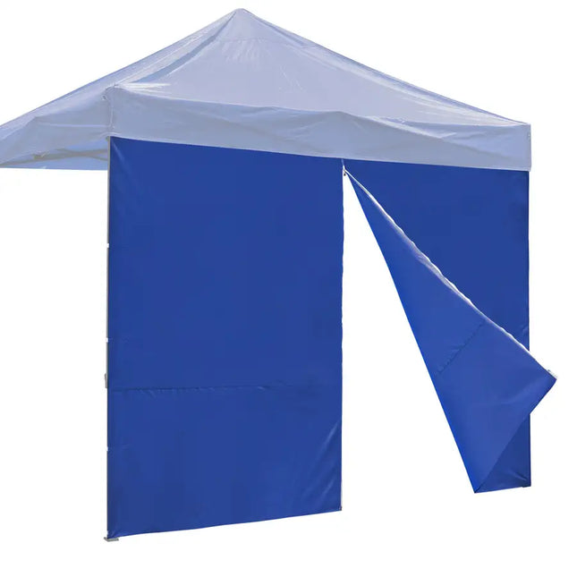 10x10ft EZ Canopy Gazebo Zipper Full Size Side Wall/Blue