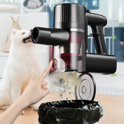 Aspiradora inalámbrica, Whall 25 kPa de succión 4 en 1, aspiradora de varilla inalámbrica plegable, motor sin escobillas de 200 W, tiempo de ejecución de 40 minutos, aspiradora de mano liviana para el hogar, piso duro, alfombra, pelo de mascotas