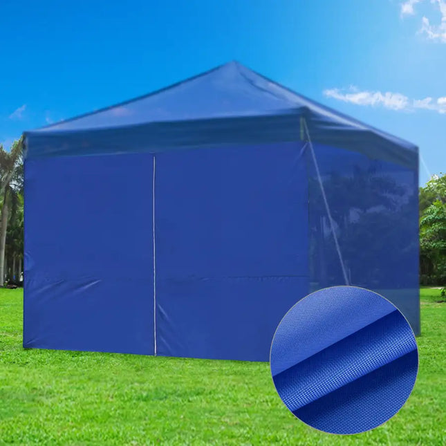 10x10ft EZ Canopy Gazebo Zipper Full Size Side Wall/Blue