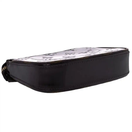 NEW Louis Vuitton Amarante Red LV Monogram Vernis Patent Leather Mini Pochette Accessories Clutch Bag