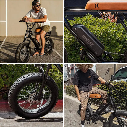Electric Bike for Adults, 20"X4.0"  Fat Tire  500W Motor,48V 10AH Removable Battery, 20MPH Shimano 6-Speed
