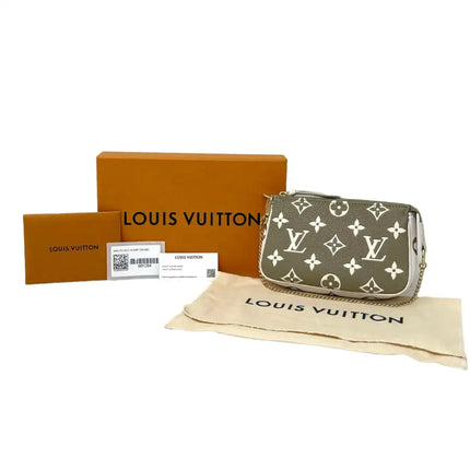 NEW Louis Vuitton LV Monogram Empreinte Leather Mini Pochette Accessories Clutch Bag Spring In The City