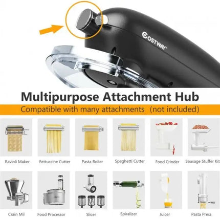 7 Quart 800W 6-Speed Electric Tilt-Head Food Stand Mixer