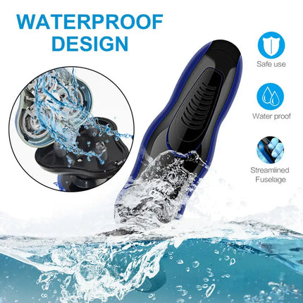 USB Electric Shavers Shaving Machine 4 in 1 Beard Razors 4D 3 Blades Beard Nose Hair Trimmer Clipper Rechargeable for Men's Face