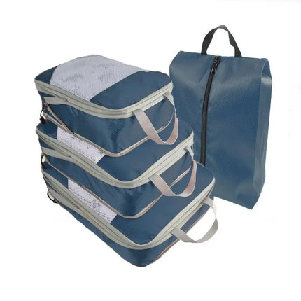 4pcs Packing Cubes Suitcase Organiser Packing Bags Luggage Organiser Set - Vickie Lynn's
