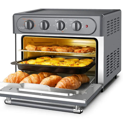 Combo de horno, encimera de horno de convección 7 en 1 WEESTA, freidora de aire grande de 24 cuartos con accesorios y recetas electrónicas