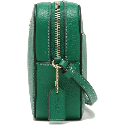 NEW Coach Green Mini Leather Camera Crossbody Bag
