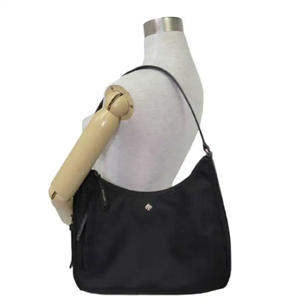 NEW Kate Spade Black Jae Medium Nylon Shoulder Bag