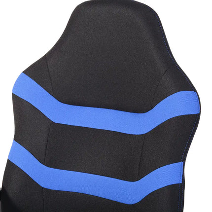 Gaming Office Chair with Fabric Adjustable Swivel,BLUE