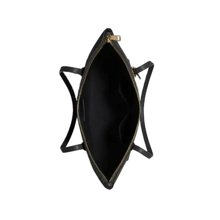 NEW Coach Black Zip Top Crossgrain Leather Tote Shoulder Bag