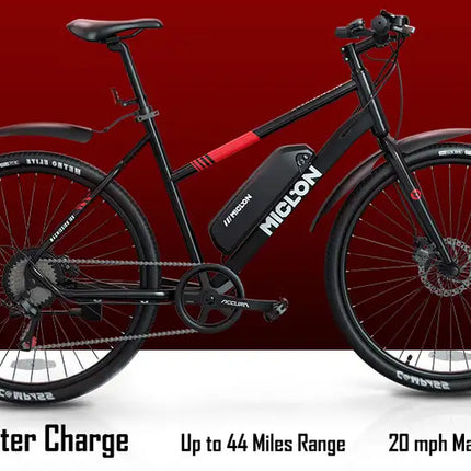 Electric Bike for Adults, 2X Faster Charge, 36V/13Ah Removable Battery, Up to 44 Miles Range, 350W Electric Commuter Bike, Shimano 7-Speed Gear, 27.5\" Ebike