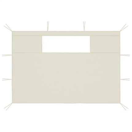 Gazebo Sidewalls with Windows 2 pcs Cream