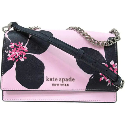 NEW Kate Spade Serendipity Pink Multi Cameron Grand Floral Convertible Leather Crossbody Shoulder Bag