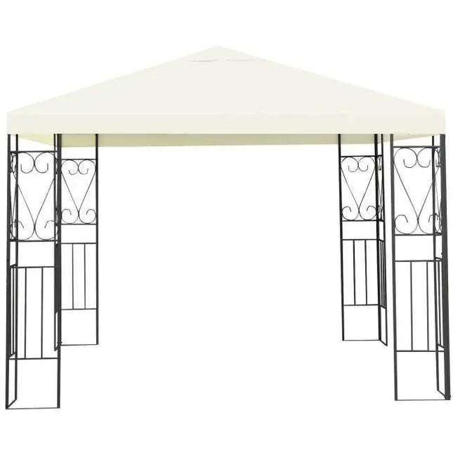 Carpa con dosel para patio, 10' x 10', refugio para jardín