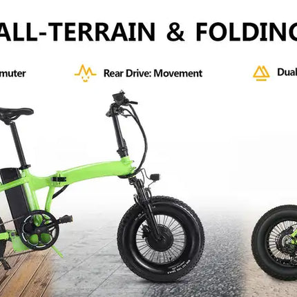 Dual-Drive Fat Tire E-bike Pro
