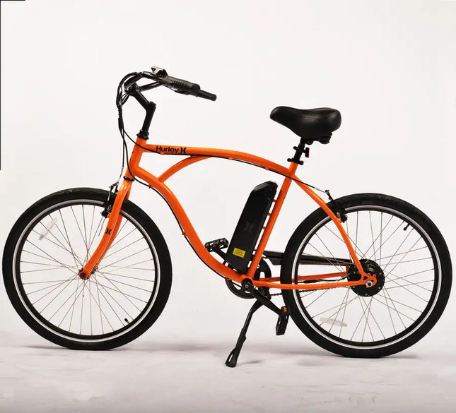 26" Electric Bike for Adults,Layback Electric Single Speed E-Bike,350W Brushless Motor 10AH