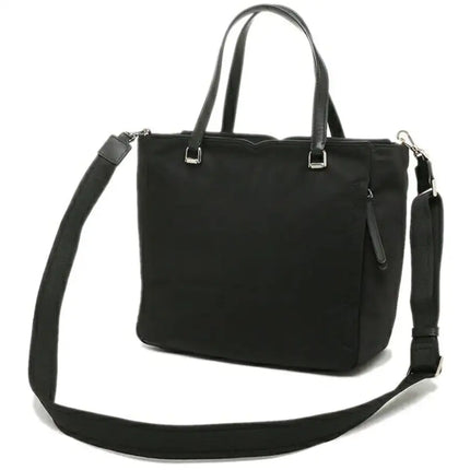 NEW Kate Spade Black Jae Medium Nylon Satchel Crossbody Bag