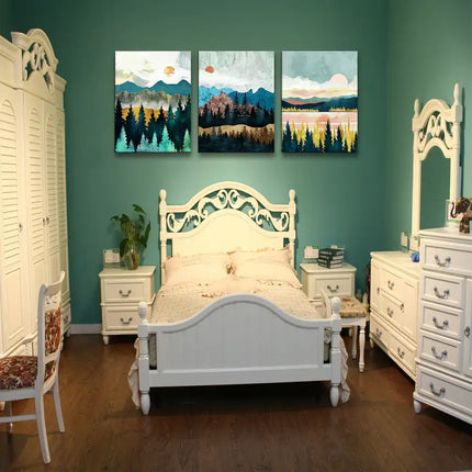 Abstract Wall Art 3 piece