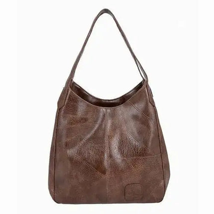 Vintage Tote Women's Bag Soft Leather Shoulder Bag Large Capacity