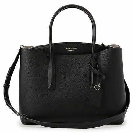 Kate Spade Margaux Large Satchel Crossbody Bag - Black