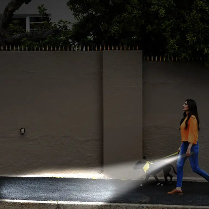 Tactical LED Flashlight Zoomable Rechargeable Search Light Torch - Vickie Lynn's