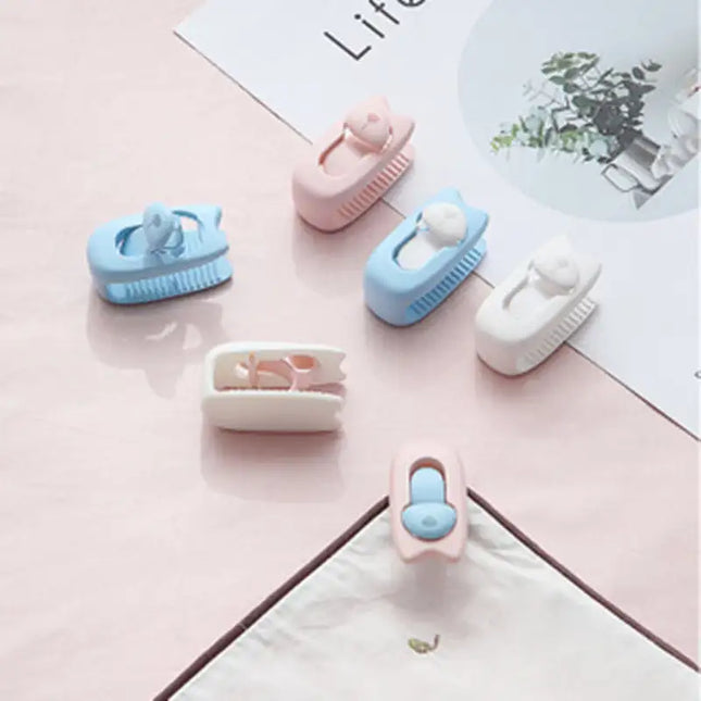 Household antiskid quilt cover; quilt cover; quilt holder; safety; needleless quilt fixing button; sheet holder; wholesale