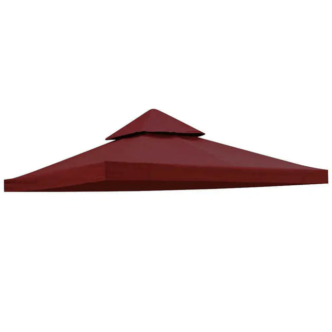 Toldo para cenador de 10'x10', cubierta superior de repuesto para pabellón de Patio de 2 niveles, sombrilla UV30