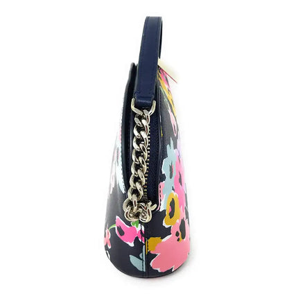 NEW Kate Spade Navy Multi Sylvia Wildflower Bouquet Small Dome Leather Crossbody Bag