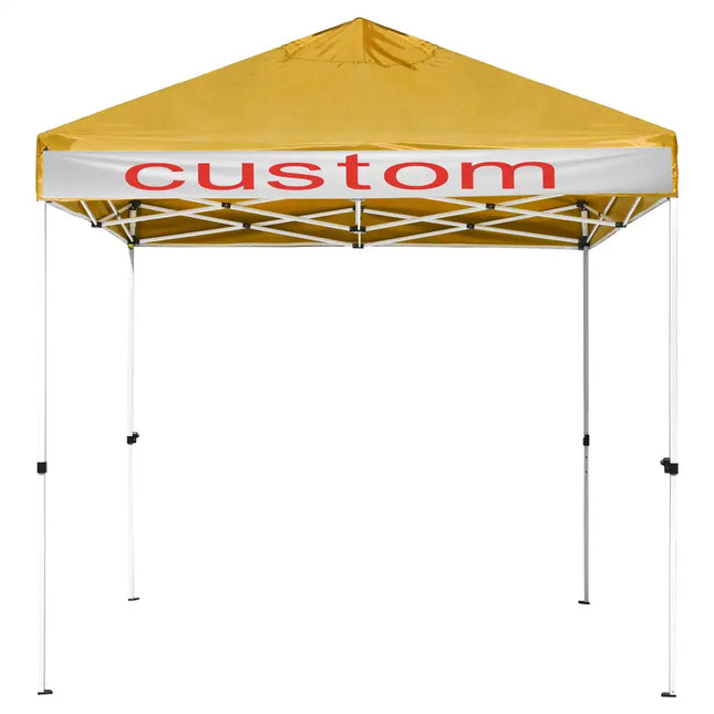 10X10ft EZ Pop Up Canopy Folding Gazebo/Mineral Yellow