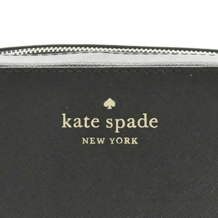 NEW Kate Spade Black Staci Mini Crossgrain Leather Camera Crossbody Bag