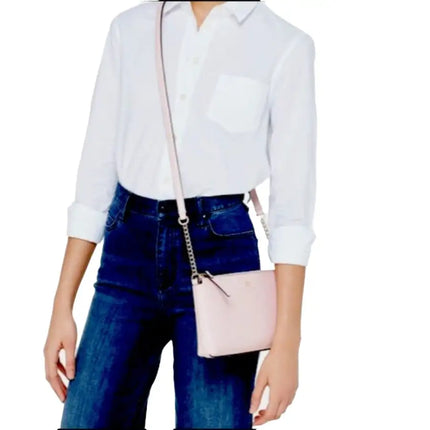 NEW Kate Spade Pink Sunset Weller Street Declan Leather Crossbody Bag