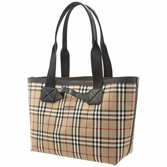 Burberry Women's Medium Vintage Checkered Austen Tote Bag