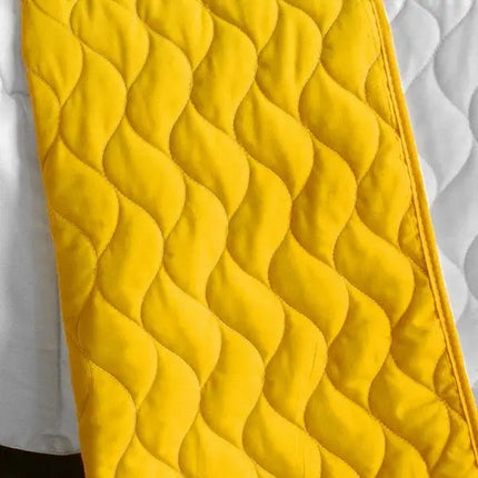 [Crazy Boxes - B] Vermicelli-Quilted Patchwork Geometric Quilt Set Full/Queen