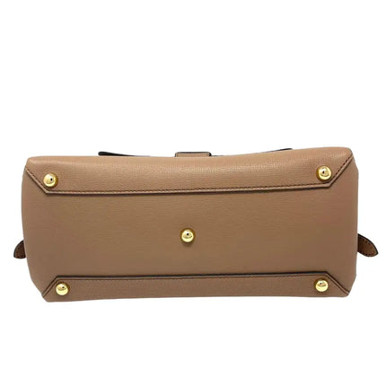 NUEVO Bolso bandolera pequeño de cuero a cuadros Camberley House en beige de Burberry