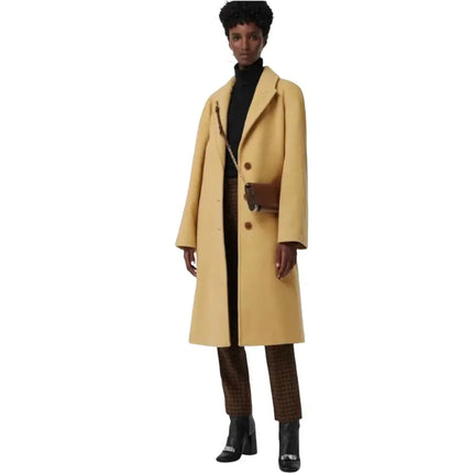 NEW Burberry Brown Henley House Check Leather Clutch Crossbody Bag