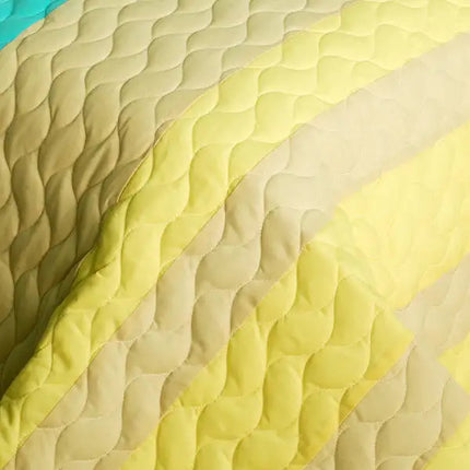 [Lovers in Paris] 3PC Patchwork Quilt Set (Full/Queen Size)