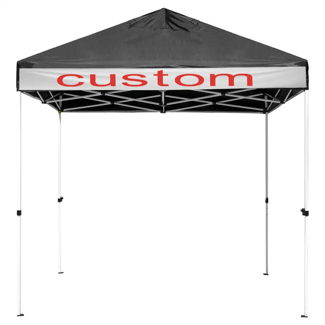 Gazebo plegable con dosel EZ Pop Up de 10 x 10 pies/negro