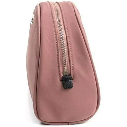 NEW Kate Spade Pink Sparrow Dawn Medium Dome Nylon Cosmetic Case Pouch Bag