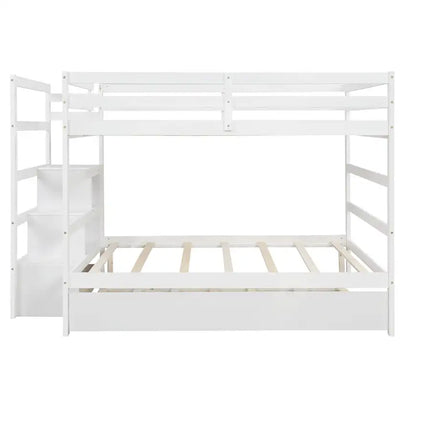 Full over Full Bunk Bed with Twin Size Trundle
