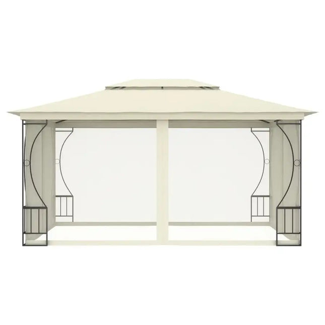 Gazebo with Nets 9.8'x13.1'x8.7' Cream