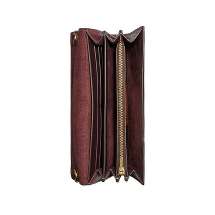 NEW Coach Red Tabby Chain Leather Clutch Crossbody Bag