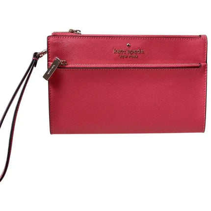 NEW Kate Spade Pink Dark Water Staci Medium Wristlet Clutch Bag