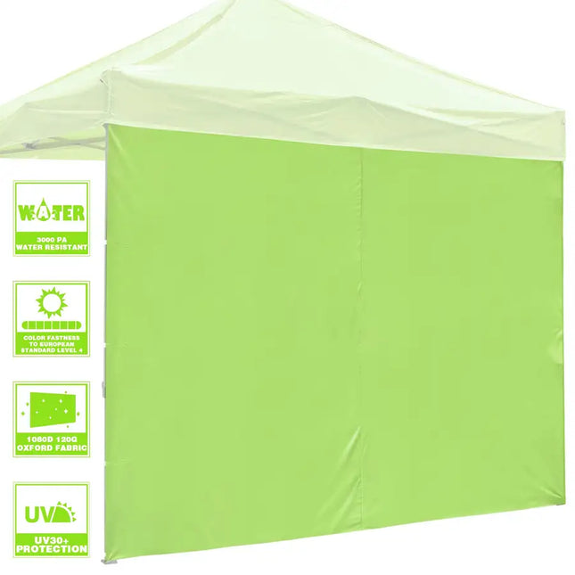 10x10ft EZ Canopy Gazebo Side Wall/Bright Green