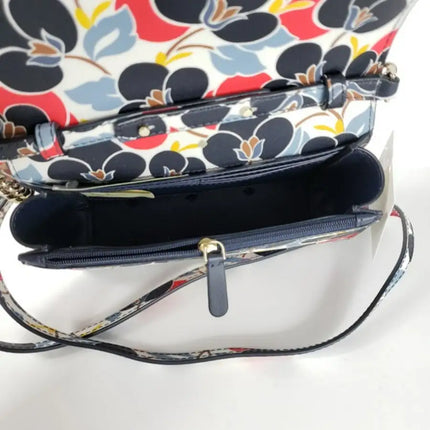NEW Kate Spade Multicolor  Natalia Flap Turnlock Quilted Leather Crossbody Bag