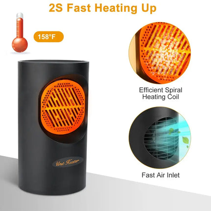 300W Portable Electric Heater