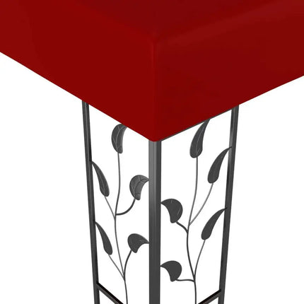 Gazebo 118.1"x118.1" Wine Red